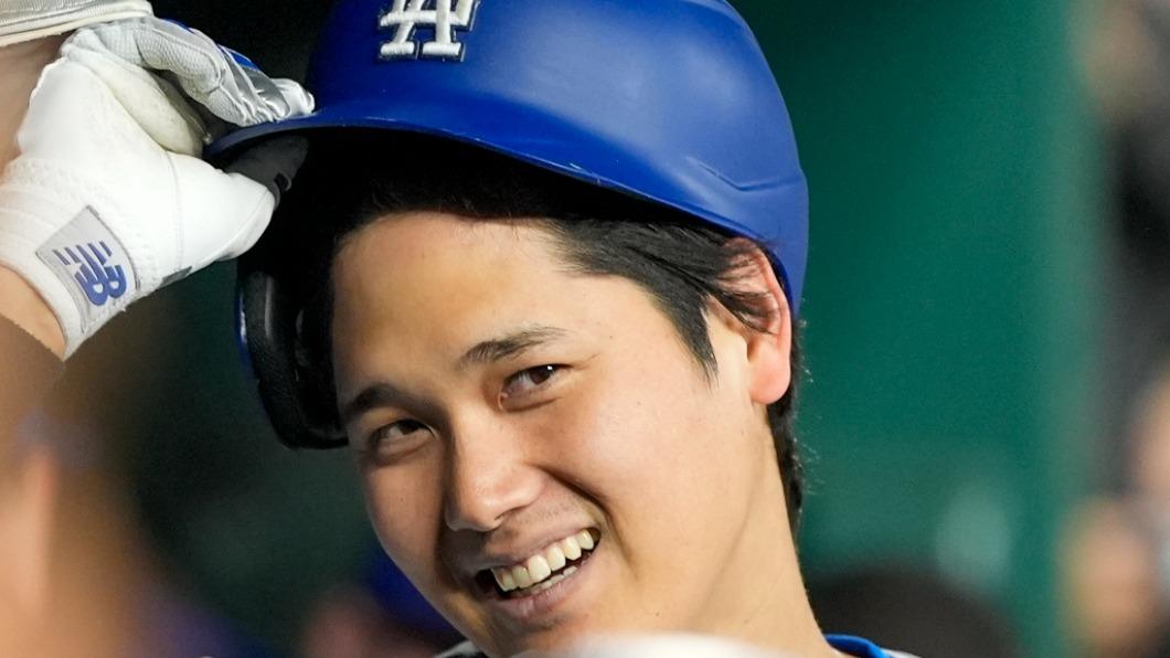 大谷翔平今(24)在對戰華盛頓國民隊的比賽中,擊出大聯盟生涯第176號全壘打。(圖/達志影像美聯社)