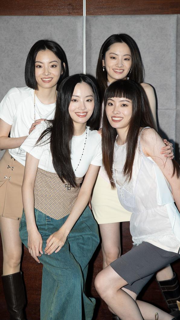 「冰清玉潔姊妹花」原本是3胞胎,出生之後才發現是4胞胎。(圖/紅飛林提供)