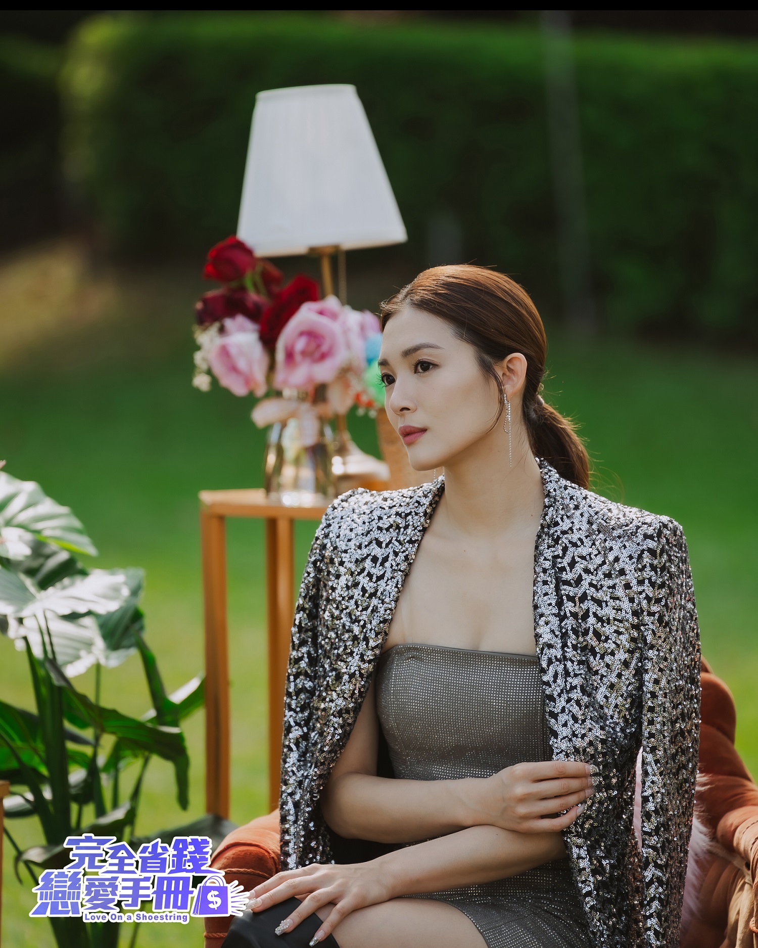 周智慧飾演愛美的Elly,笑說婚禮紅包都花在治裝上了。(圖/TVBS)