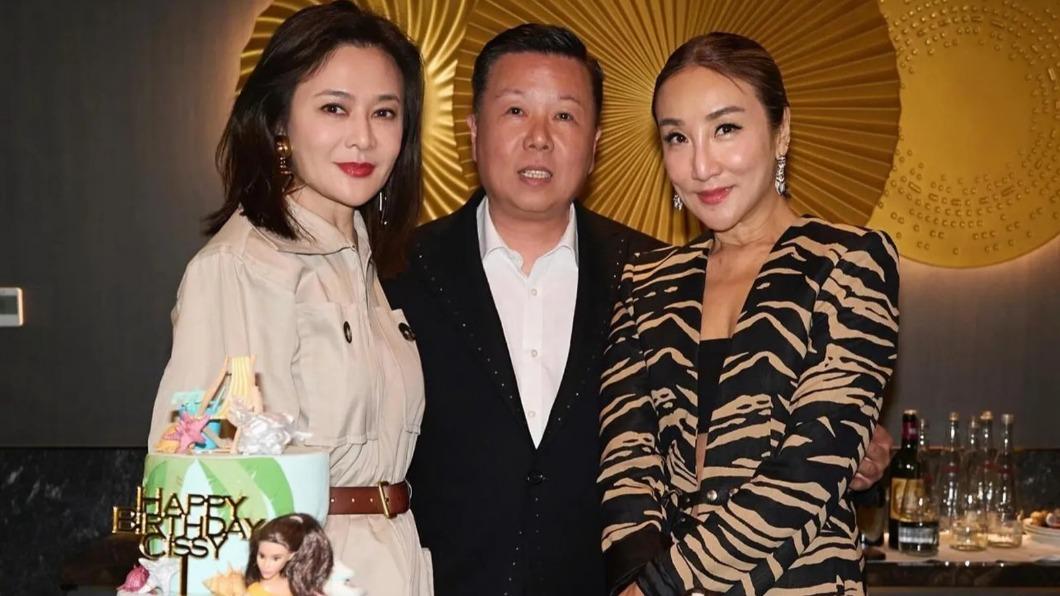 關之琳參加好友雷兆光的生日宴，照片曝光狀態讓人驚訝不已。（圖／翻攝自林靜怡ig）