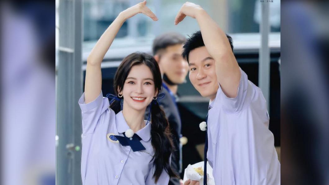 李晨、Angelababy傳秘戀。(圖/翻攝自微博)