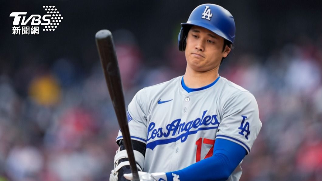大谷翔平今日4打數0安打,還苦吞2次三振。(圖/達志影像美聯社)