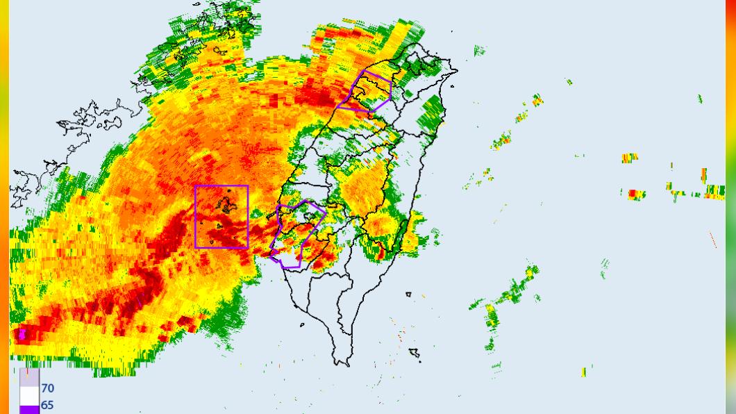 快訊/新竹2地山區暴雨警戒!桃園、新竹等9地大雷雨狂襲