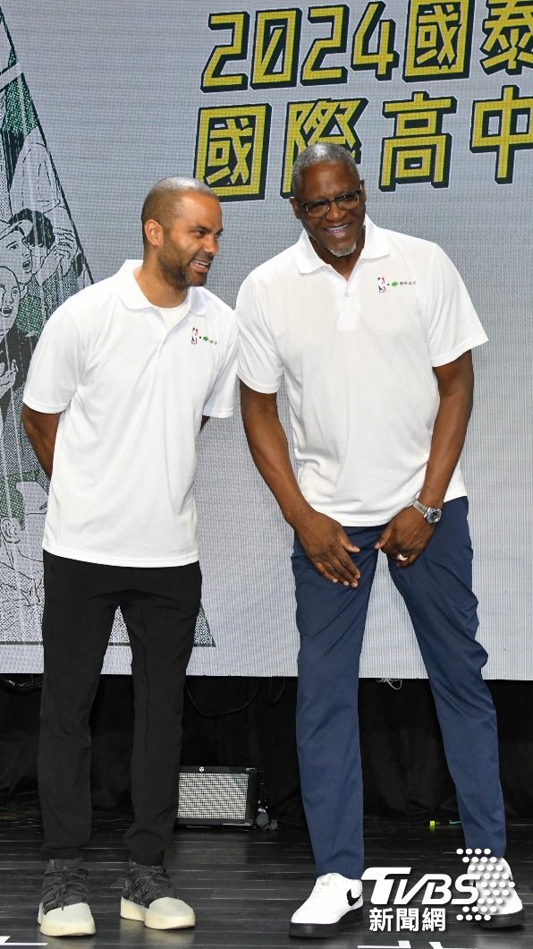 威金斯和帕克同台分享NBA心路歷程。(圖/胡瑞麒攝)