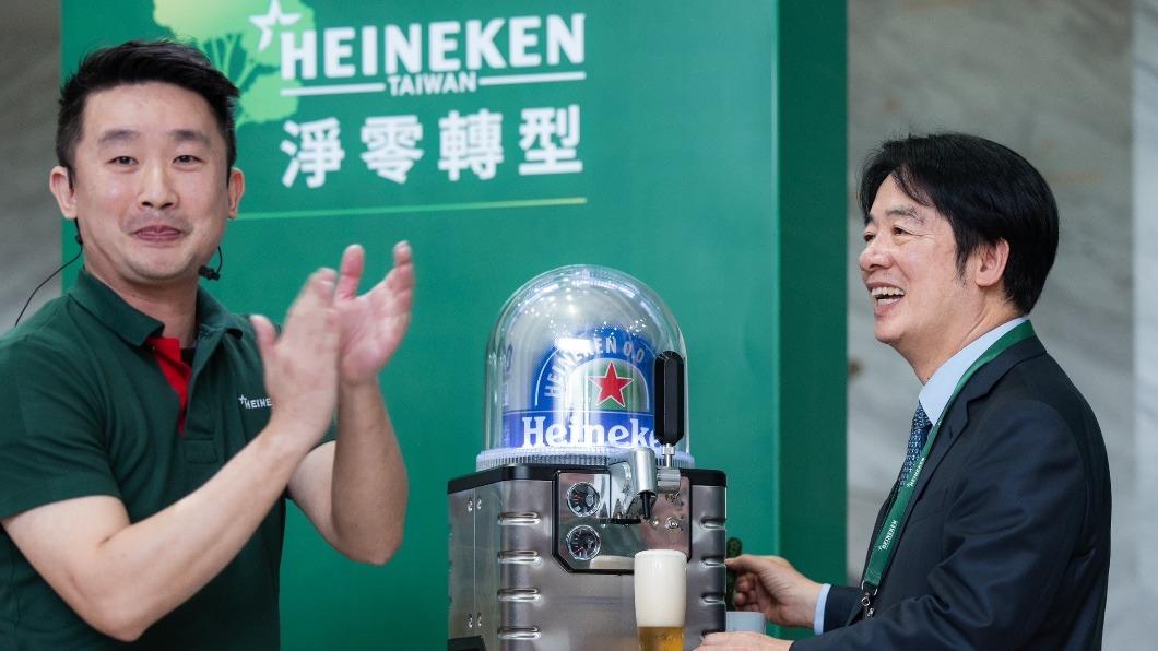 一日釀酒師!賴清德開箱海尼根屏東廠 盼打造觀光工廠