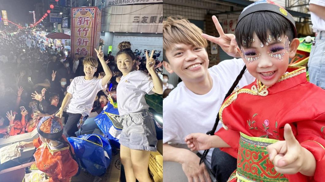 蔡阿嘎闖入北港媽遶境!未報名擅組藝閣車遊街 網友轟:就是來蹭