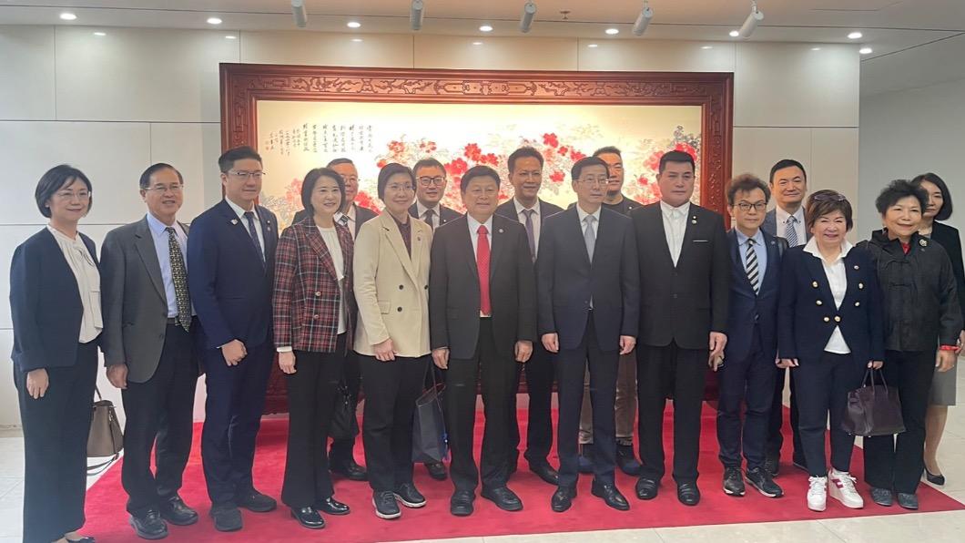 國民黨立委們與中國大陸文旅部會談。(圖/傅崐萁辦公室提供)