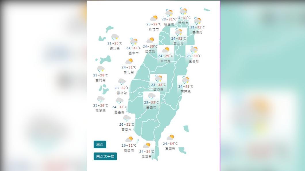 圖/中央氣象署