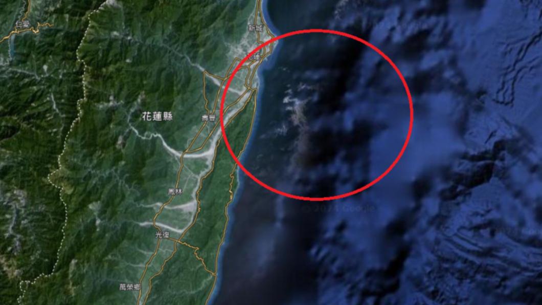 實際瀏覽Google地圖,確實有人臉模樣。(圖/翻攝自Google地圖)