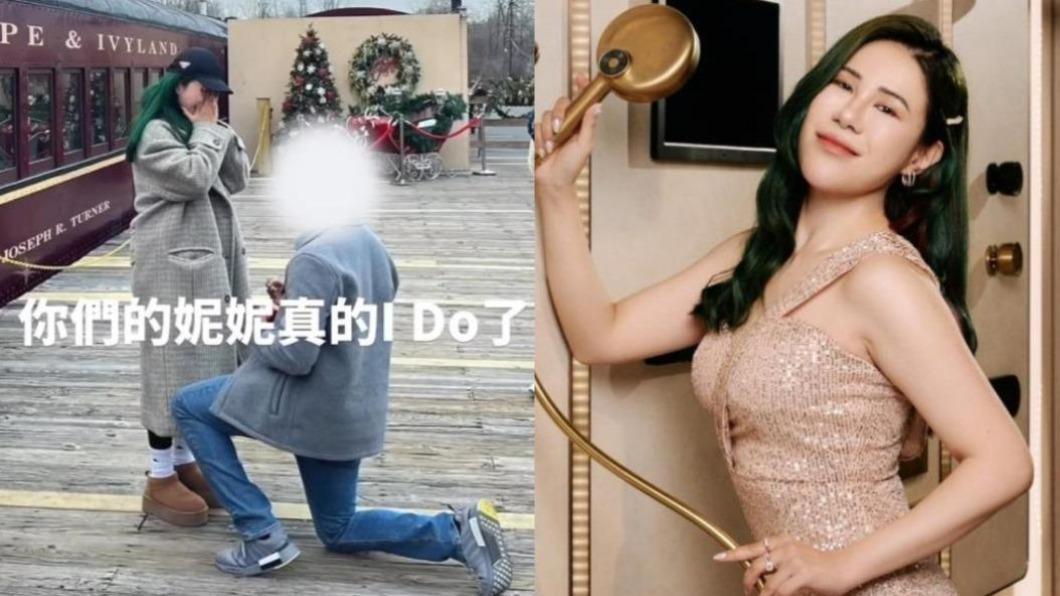 丹妮婊姐年初升格人妻，被黑人男友求婚。（圖／翻攝自丹妮婊姐IG）