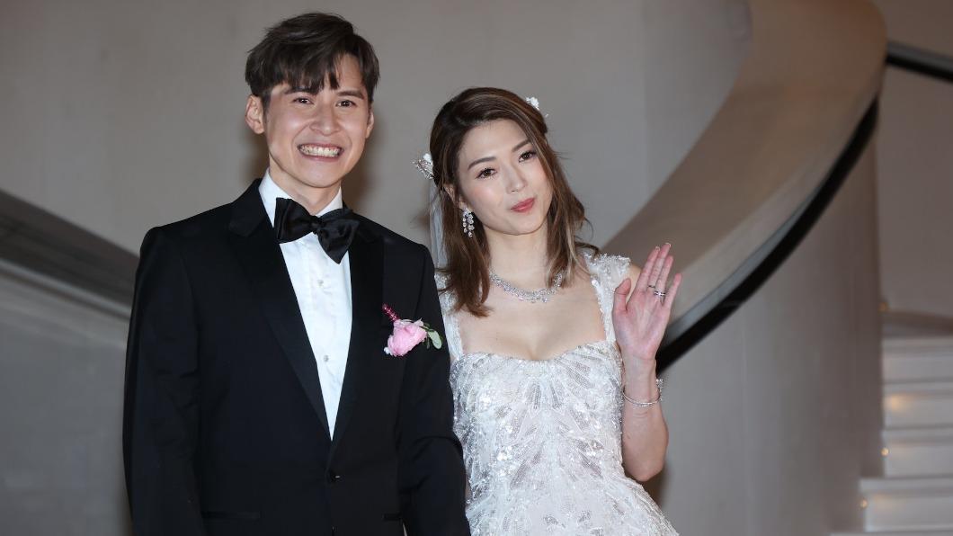 連詩雅和陳家樂在去年4月結婚。(圖/香港01)