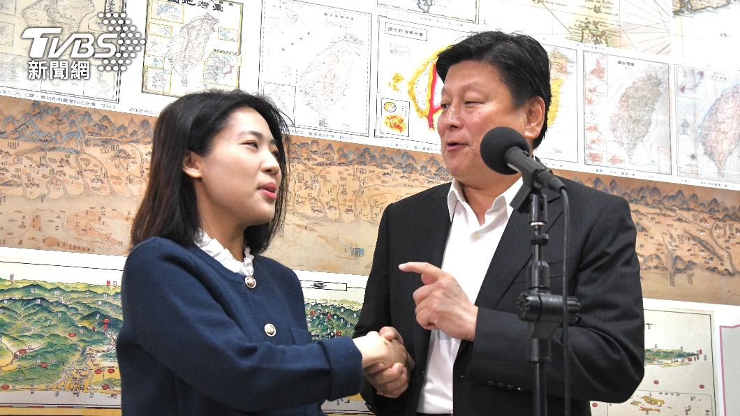 立委傅崐萁、徐巧芯。(圖/胡瑞麒攝)