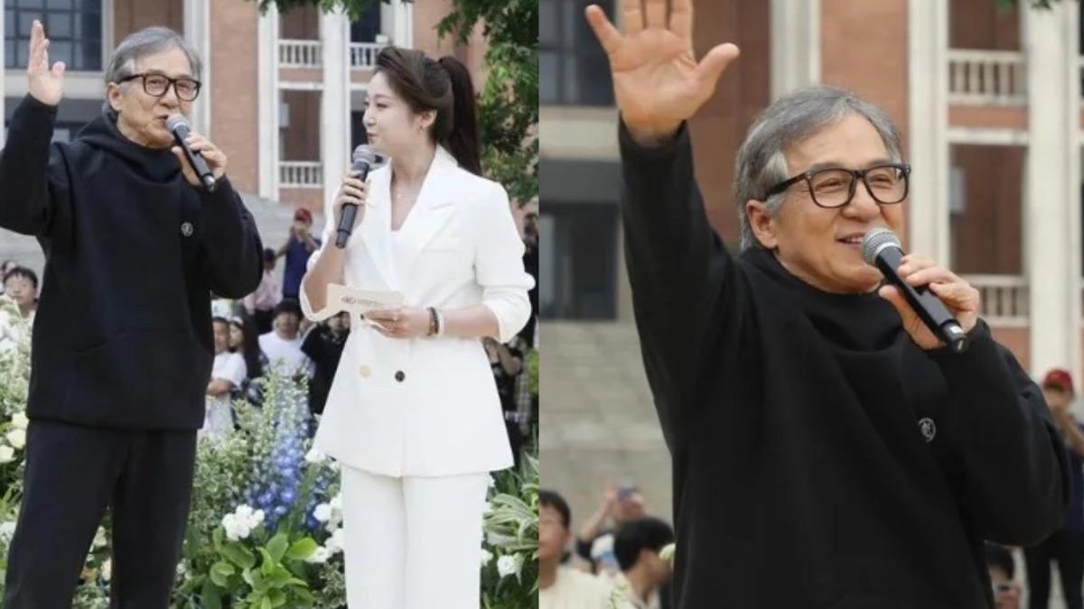 70歲成龍突現身!遭傳重病「頭髮全變白」 親揭身體近況
