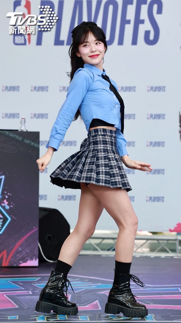 李多慧甜美亮相。(圖/黃城碩攝)
