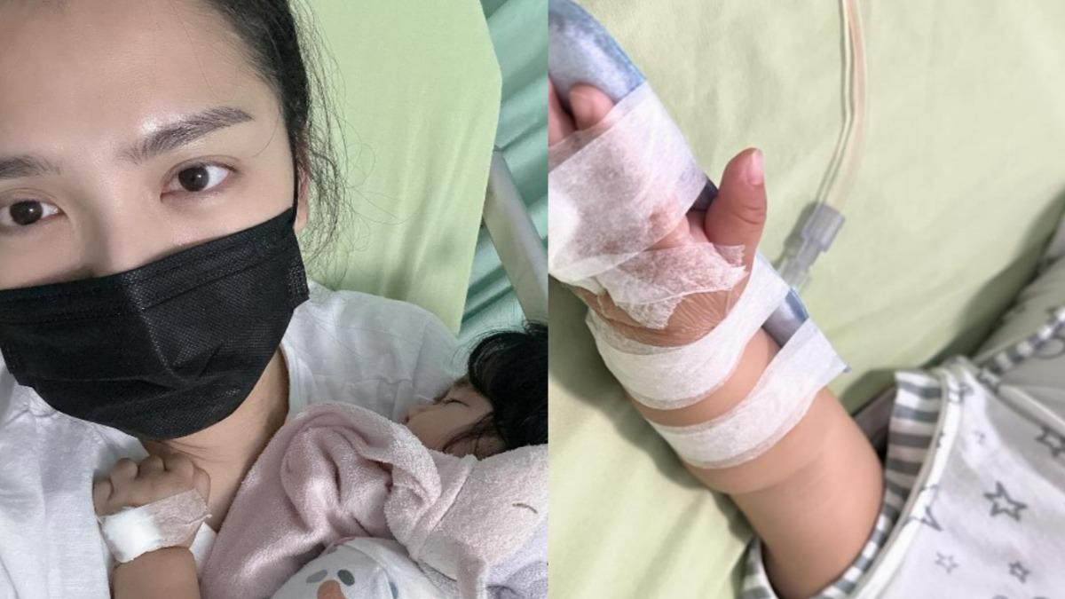 林佑星女兒因熱痙攣送醫。(圖/翻攝自IG)