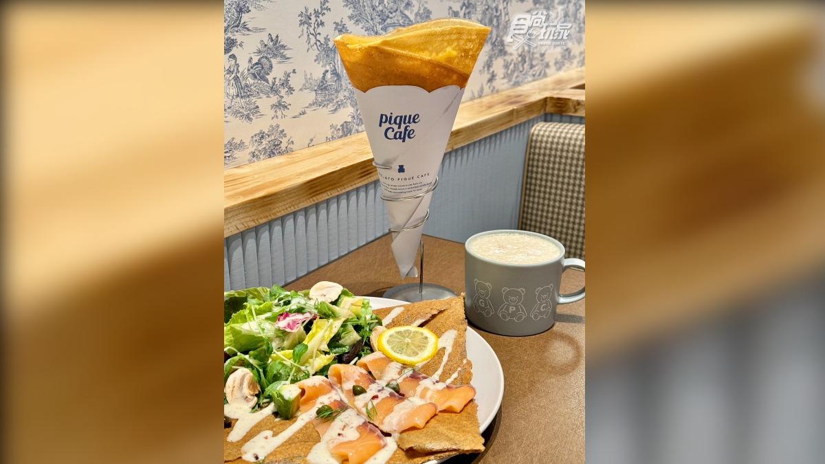 除了招牌可麗餅，還有盤食的「Galette法式薄餅」，吃起來更有飽足感。（圖／陳倍玉提供）