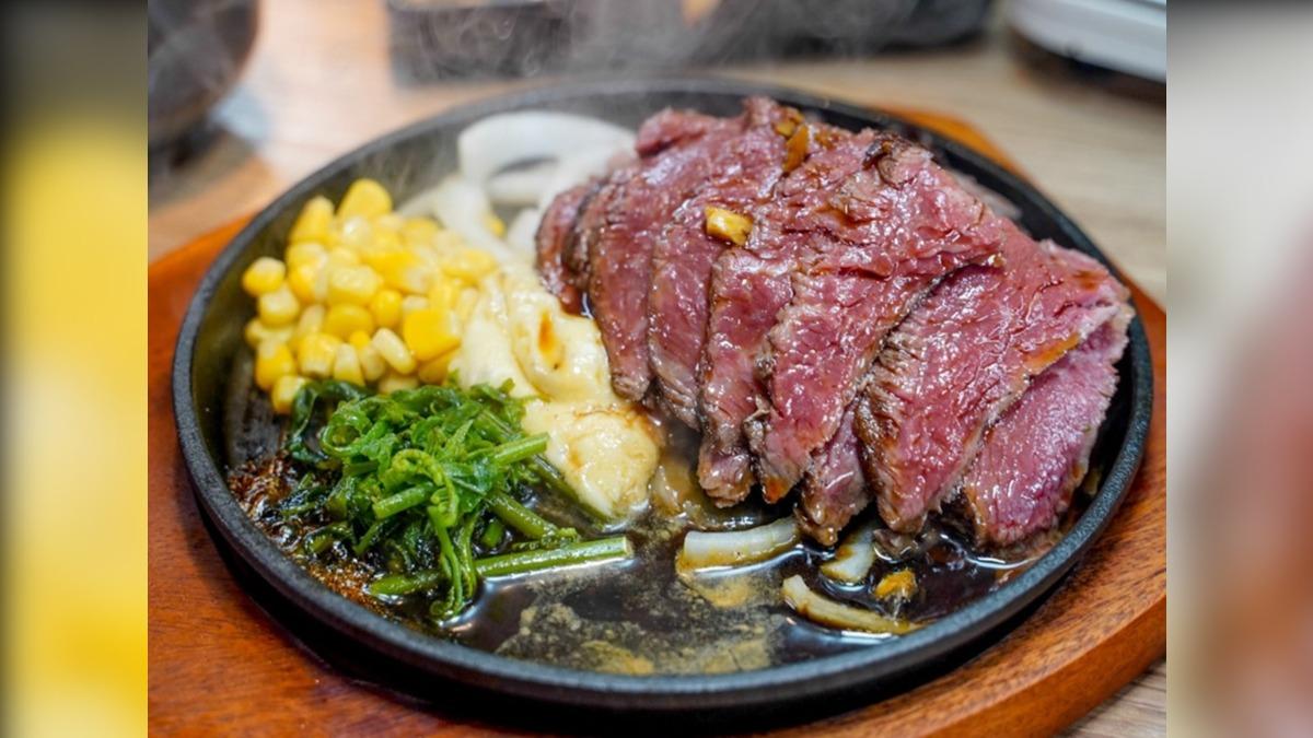 「美國精選牛排」。（圖／跟著尼力吃喝玩樂提供）