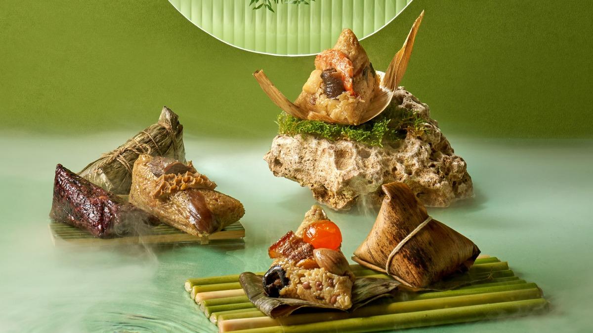 台北美福大飯店美福群英粽。(圖/業者提供)