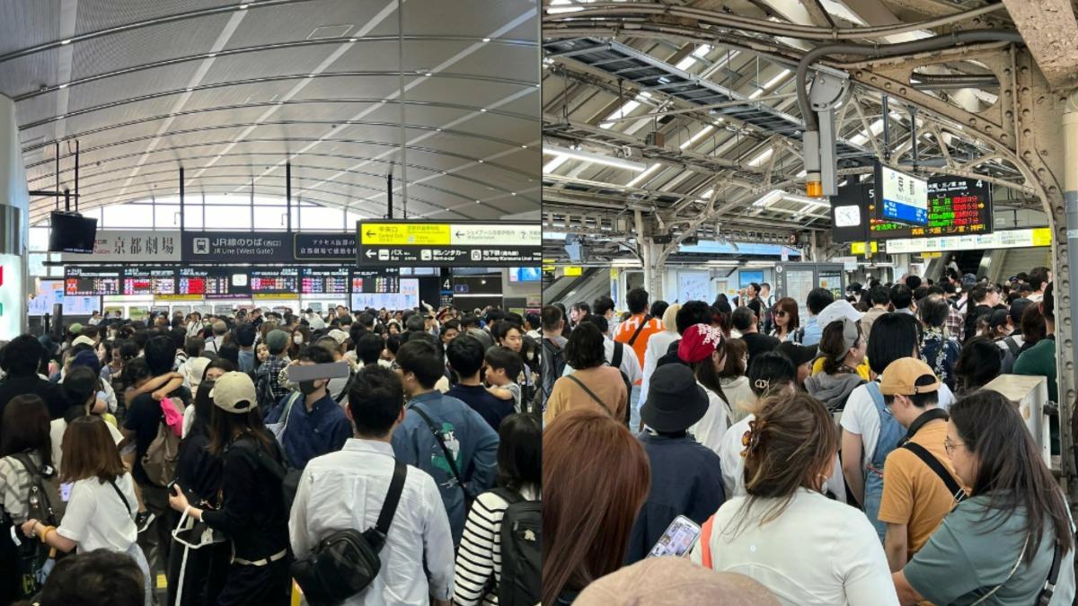 JR京都站一度封鎖！車廂發現詭異背包　旅客緊急疏散