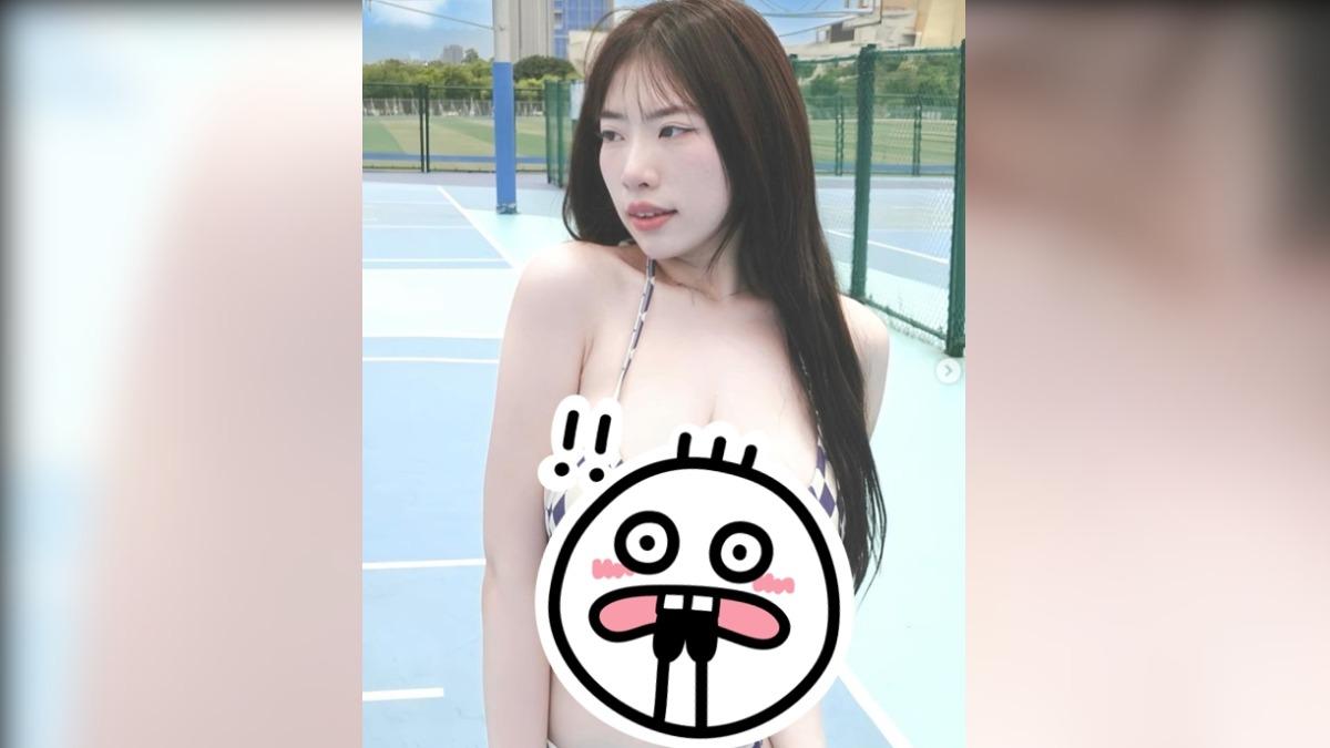 二壘妹曬比基尼照!「超大渾圓」線條全看光 粉絲:想打球
