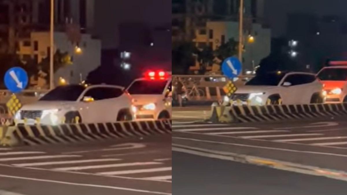 救護車猛按喇叭23秒!台中汽車不讓道 畫面曝光網氣炸