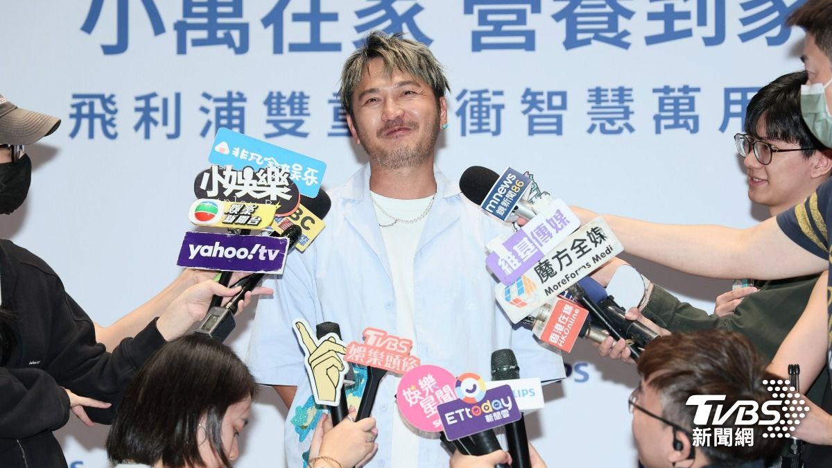 KID被問到二胎,笑意藏不住。(圖/趙世平攝)