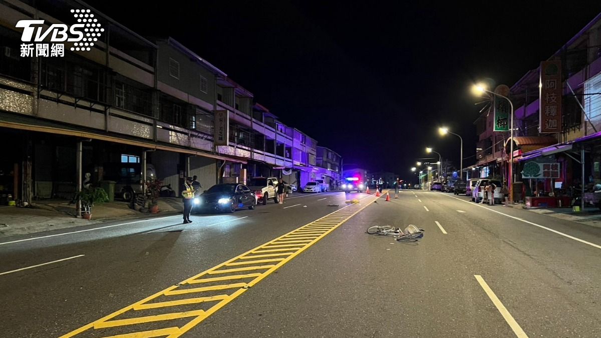 太麻里深夜死亡事故!黑賓士猛撞自行車 7旬翁頭部重創慘死