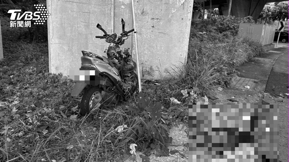蔡男血流如注慘死。(圖/TVBS)