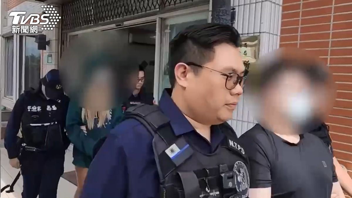 警方將涉嫌人移送法辦。(圖/TVBS)