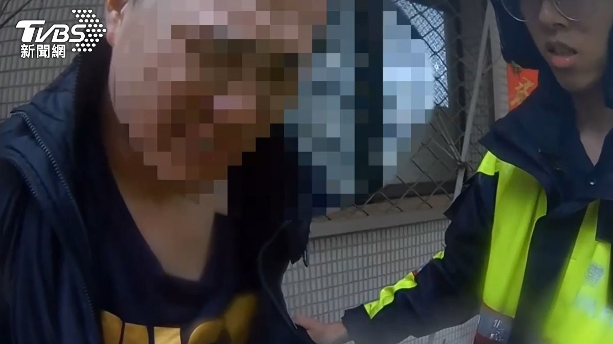 高姓通緝犯被警方逮捕。(圖/TVBS)