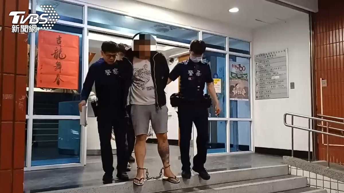 高男被移送法辦。(圖/TVBS)