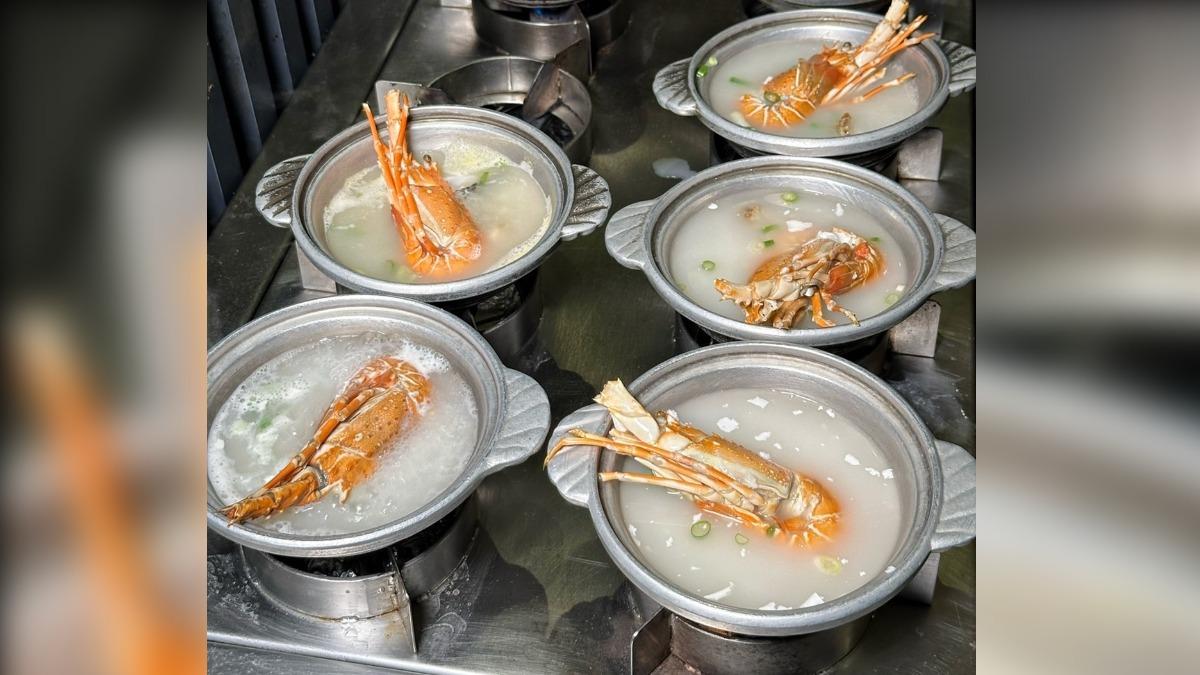 龍蝦粥,每碗給半隻龍蝦超霸氣。(圖/阿華田的美食日記提供)