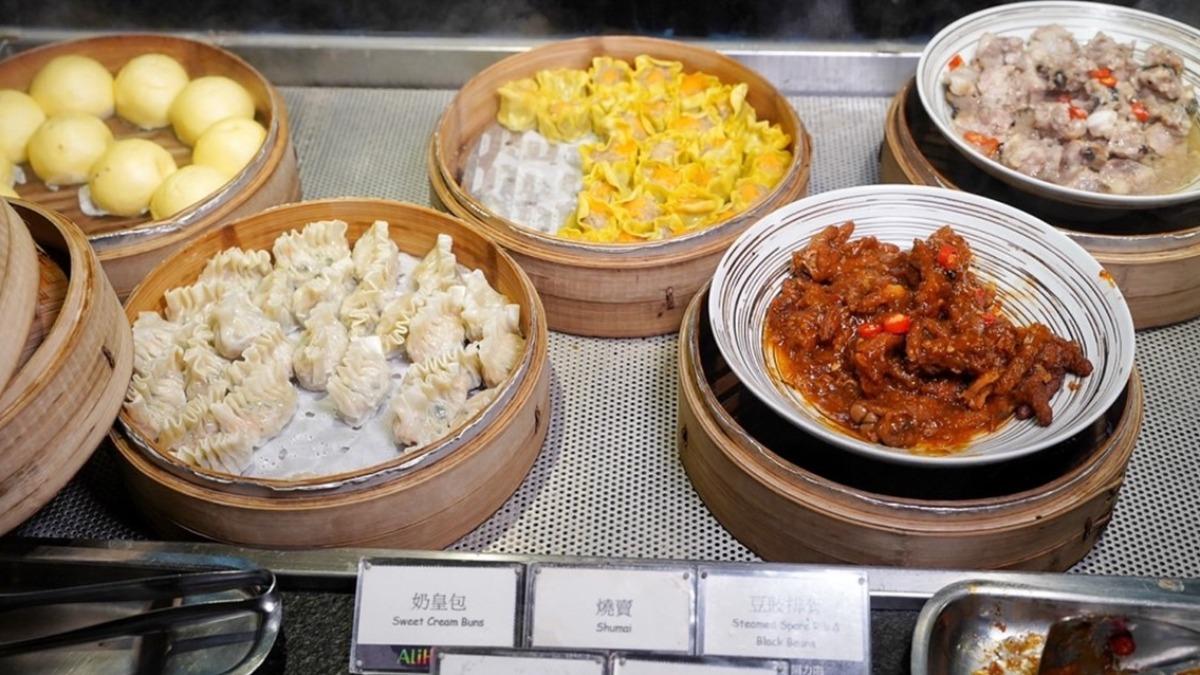 蒸物區有大量港點可選擇。(圖/阿華田的美食日記提供)