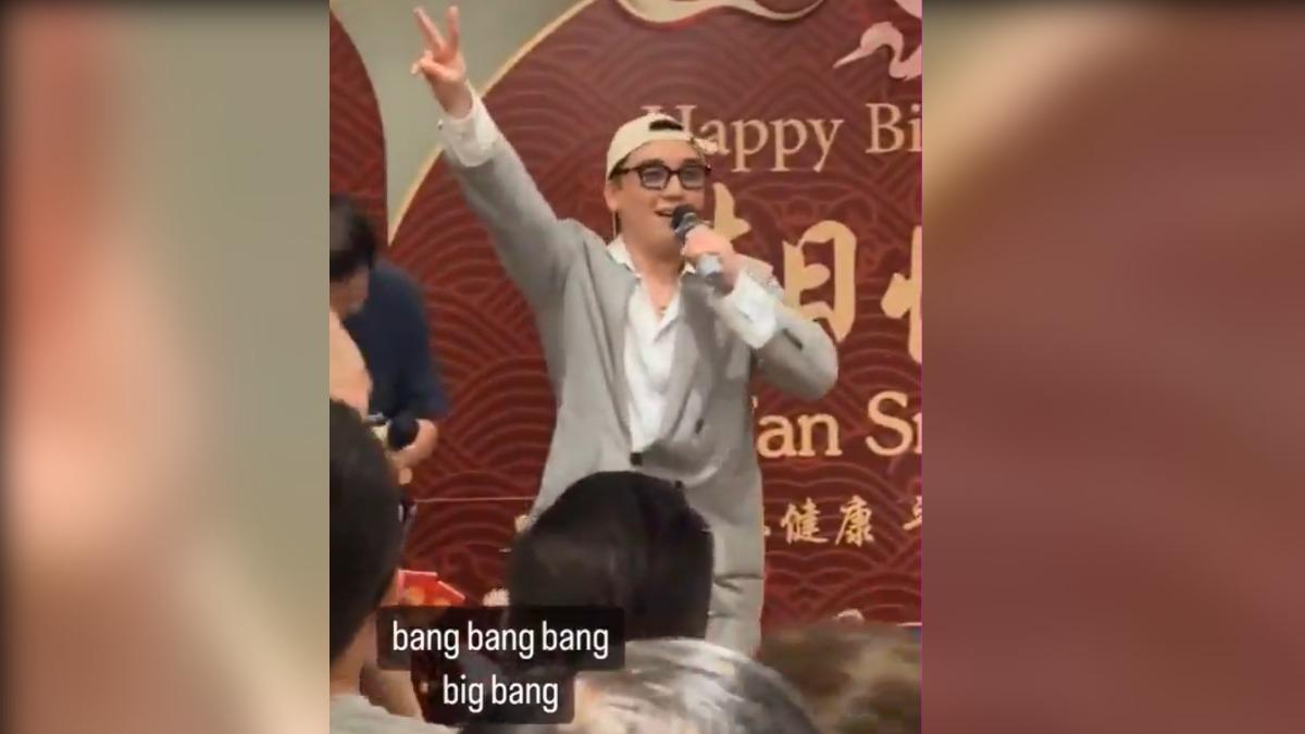 在舞台上又唱又跳《BANG BANG BANG》。(圖/翻攝自X:@leeseungrilooks)