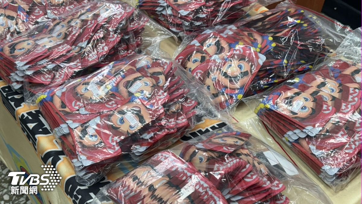 馬力歐毒品咖啡包1,000包。(圖/林雅婷攝)