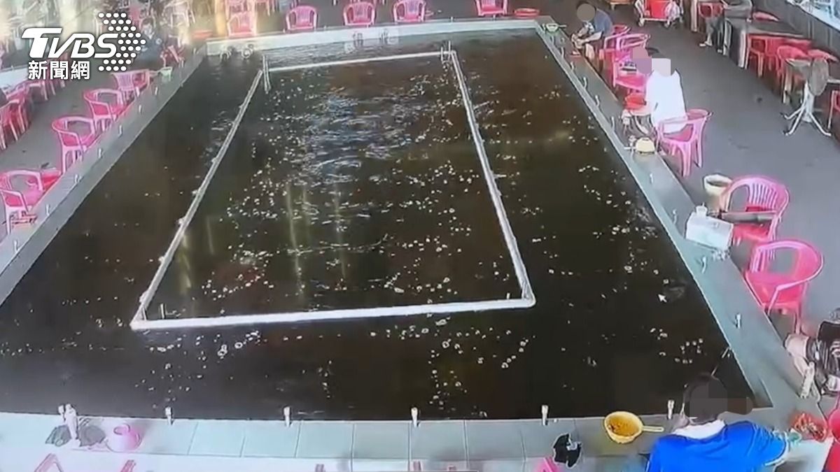 花蓮5.8地震!宜蘭釣蝦場水池變「造浪池」 釣客仍淡定釣蝦
