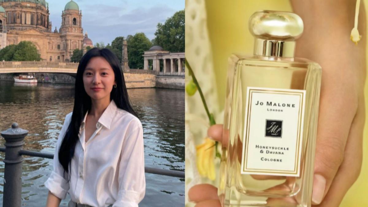 Jo Malone忍冬與印蒿古龍水。(圖/翻攝自Jo Malone、@geewonii)