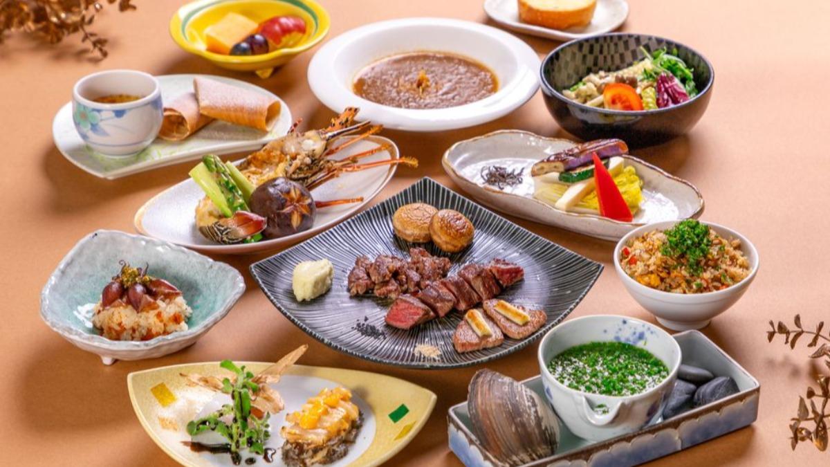 山里日本料理鐵板燒區推出「母親節精選套餐」。(圖/山里日本料理提供)