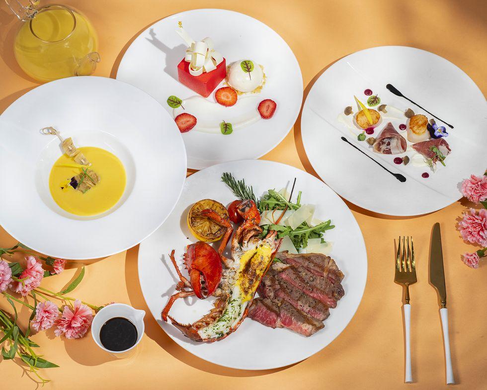 馬可波羅義大利餐廳推母親節晚間限定套餐。(圖/馬可波羅義大利餐廳提供)