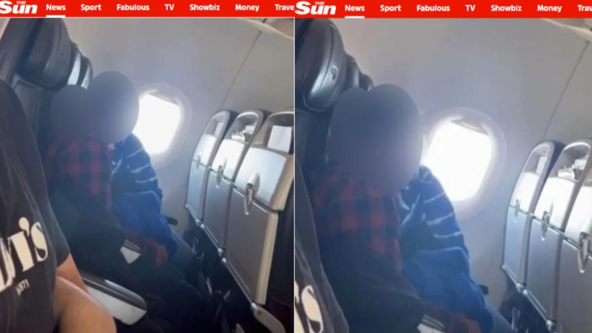 機上爆活春宮!空服員一來「忙將GG放回」 英情侶摳摸20分鐘