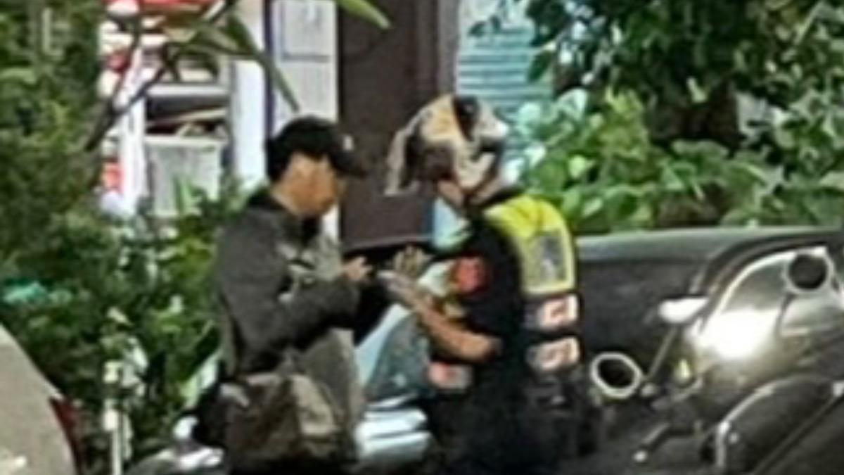 徐巧芯稱自己被綠營側翼跟騷,已向警局報案。(圖/民眾拍攝、徐巧芯提供)