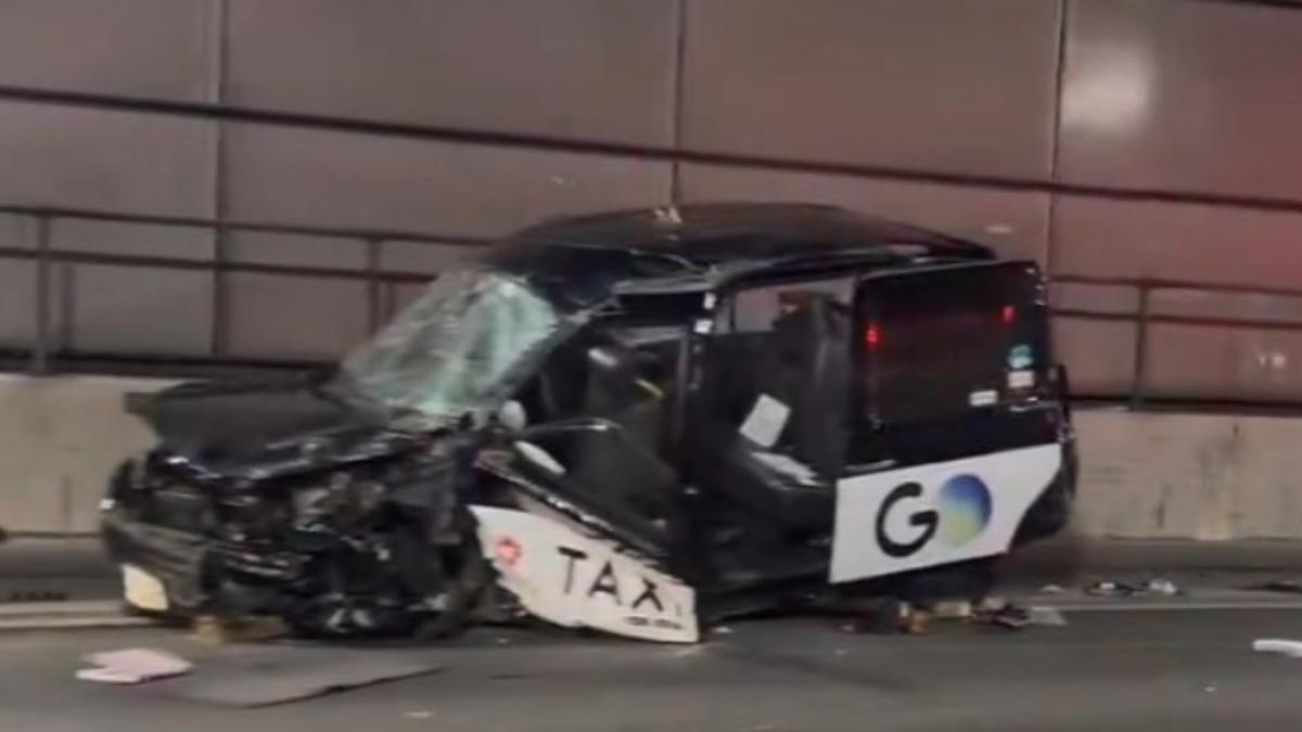 東京計程車駕駛隧道失控撞牆 知名企業董事搭他車一起喪命