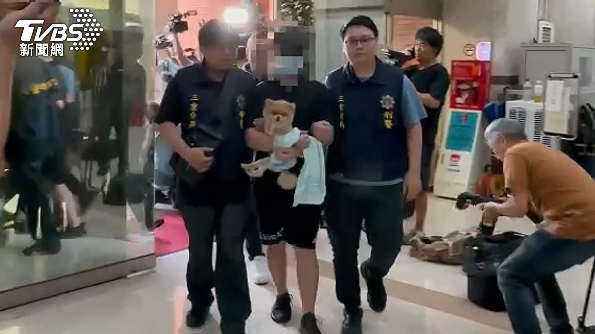 張男初步坦承犯行。(圖/TVBS)