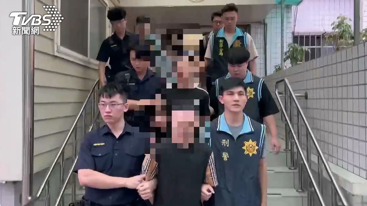4嫌遭警方送辦。(圖/TVBS)