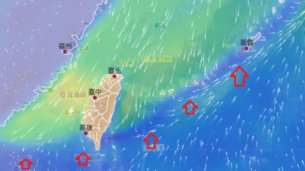 冷鋒一掃而過!今氣溫暴跌 鄭明典:北風直接衝到台灣尾