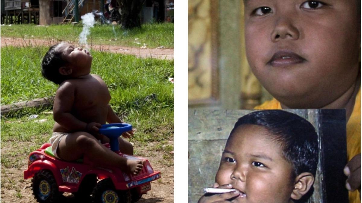 16歲的少年里札爾(Ardi Rizal)曾在2歲時在社群平台上引發關注,因其煙癮量驚人,甚至有「印尼香菸寶寶」的稱號。(圖/翻攝自news.com.au)