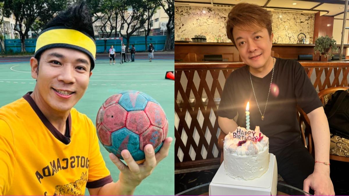 香蕉哥哥其實比台語歌手翁立友還大。(圖/翻攝自香蕉哥哥、翁立友臉書)