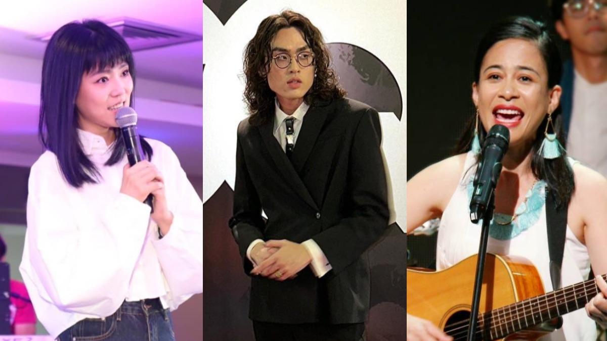 曹雅雯(左圖起)、鶴The Crane及以莉.高露擔任揭獎嘉賓。(圖/翻攝自曹雅雯、鶴The Crane、以莉.高露臉書)