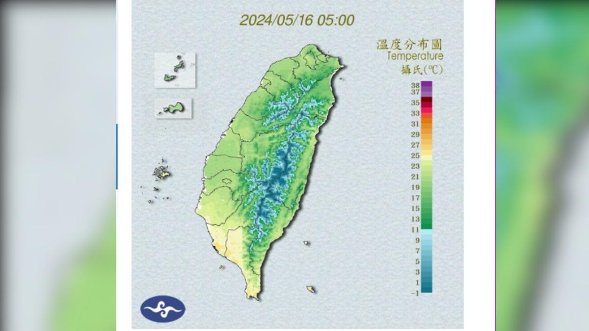日夜溫差達十度!清晨偏涼白天回暖 週日晚變天轉雨
