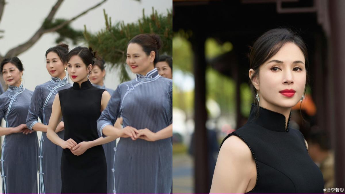 57歲仙氣逼人!李若彤穿旗袍大秀S曲線 驚人近況曝光